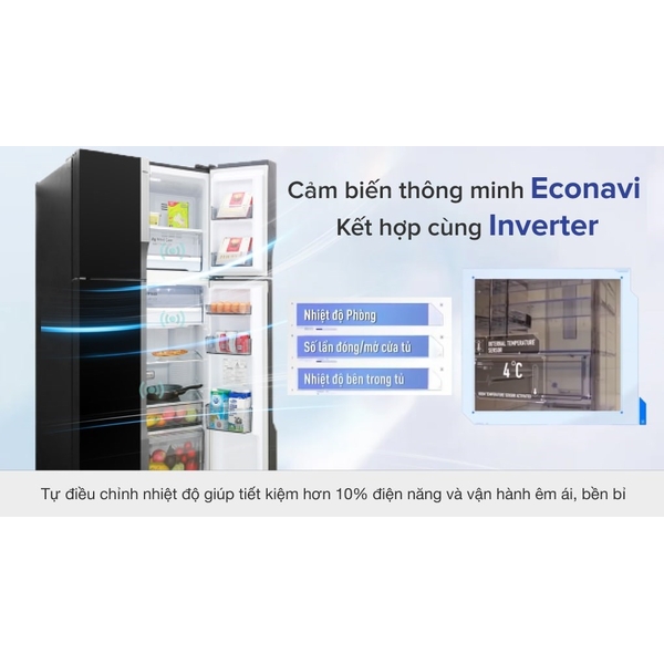 Tủ lạnh Panasonic Inverter 550 lít NR-DZ600GXVN