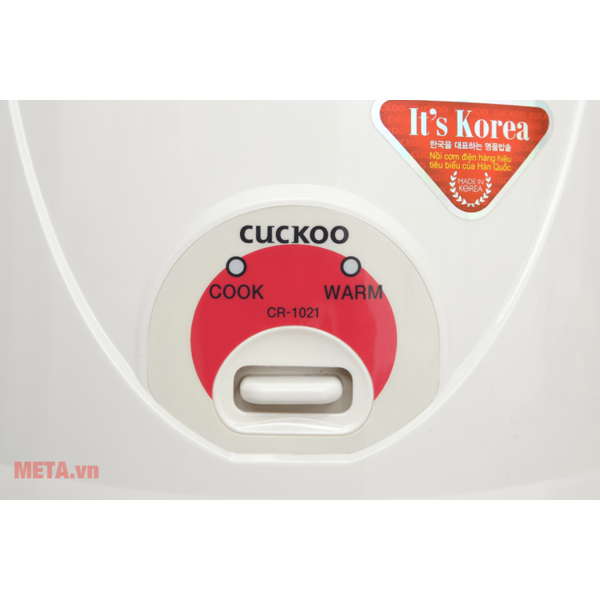 Nồi cơm điện cơ 1,8L Cuckoo CR-1021-Trắng-Korean