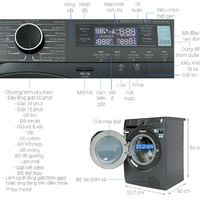 Máy giặt Electrolux UltimateCare 700 Inverter 9 kg EWF9042R7SB